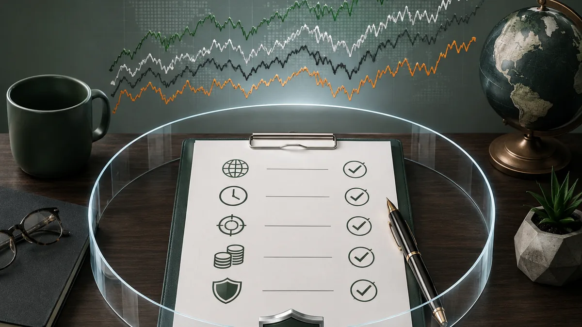 Aktienindex Daytrading Signale mit mehreren Indexcharts, Prüfcheckliste und Risikobegrenzung