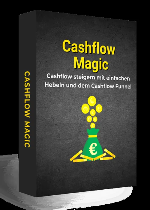 Produktbild Cashflow Magic mit einem digitalen Leitfaden zum Cashflow Funnel